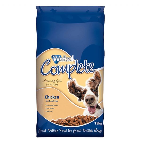Wafcol Complete Chicken Dry Dog Food - 15kg